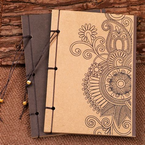 Notebook Vintage School Diary Creative Stationery Organizer Planner