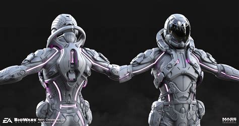 Christopher Cao Mass Effect Andromeda Heleus Armor Set Highres