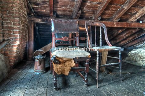 Antique Chairs Attic 1800s Home By Cathryn Lahm Redbubble