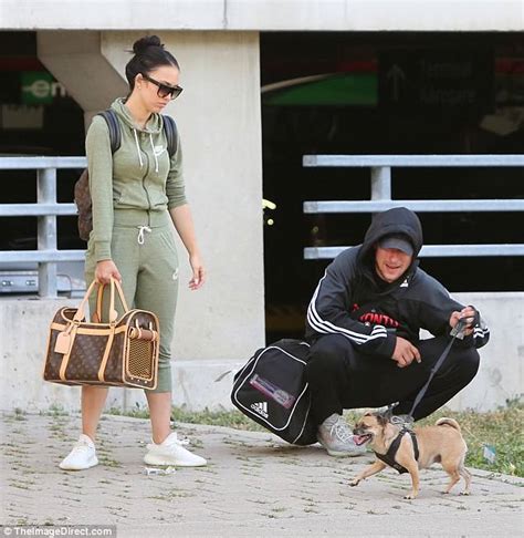 Johnny Manziel Picks Up Wife Bre Tiesi As She Arrives In Canada Daily