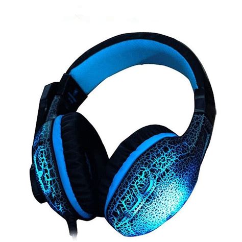 Cool Flash Stereo Led Glow Gaming Headset Headphone Pc Casque Audio