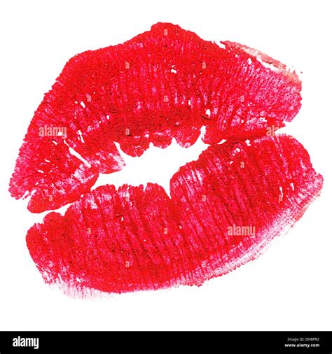 Red Lipstick Kiss High Resolution Stock Photography And Images Alamy