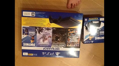 Unboxing Ps4 With 4 Games Fortnite Youtube