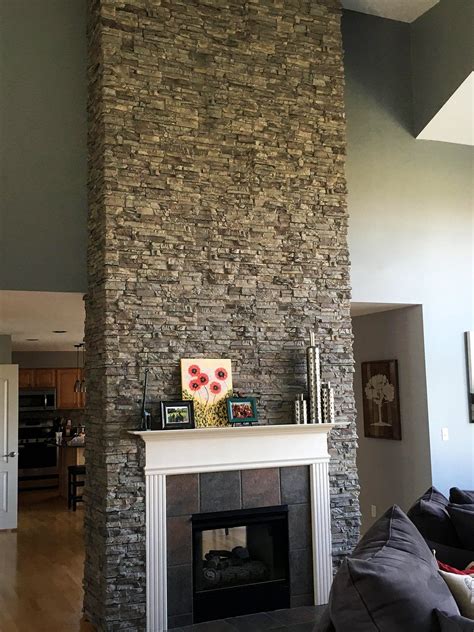 Faux Stone Veneer Fireplace Ideas