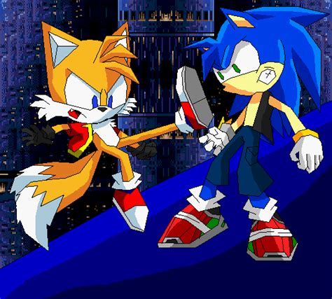 Sonic Versus Tails By Riosd On Deviantart