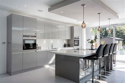 Contemporary Kitchen Design Modern Kitchen Living Room Open Plan
