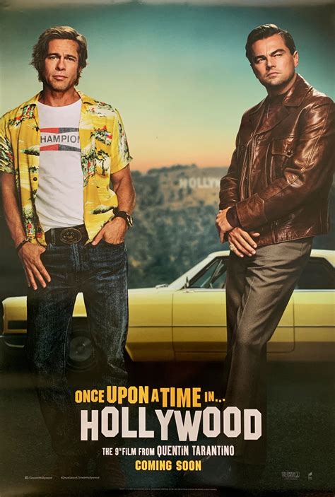 Original Once Upon A Time In Hollywood Movie Poster Quentin Tarantino