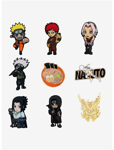 Naruto Shippuden Chibi Blind Box Enamel Pin Hot Topic