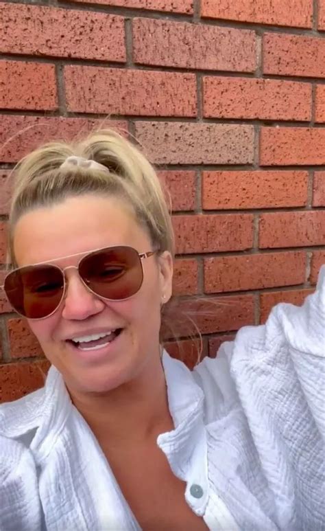 Kerry Katona Flashes Cleavage As She Showcases Curves Daily Star