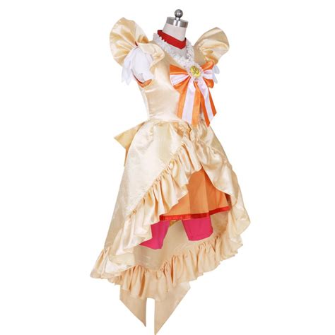 Smile Precure Glitter Force Glitter Lucky Hino Akane Dress Princess Cosplay Costume Princess