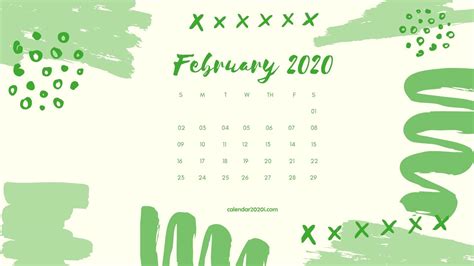 February 2021 calendar screensavers / print a calendar for february 2021 quickly and easily. 2020 February Desktop Wallpapers - Wallpaper Cave