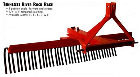 Tennessee River Implements 4rr Rock Rake Obryans Farm Equipment