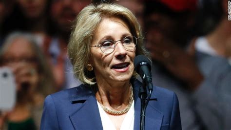 Betsy Devos Yes Trumps Leaked Tape Comments Describe Sexual