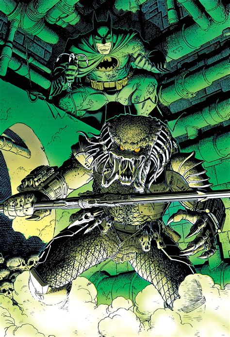 Arthur Adams Cover Art For Batman Vs Predator 2 1992 R Comicbooks