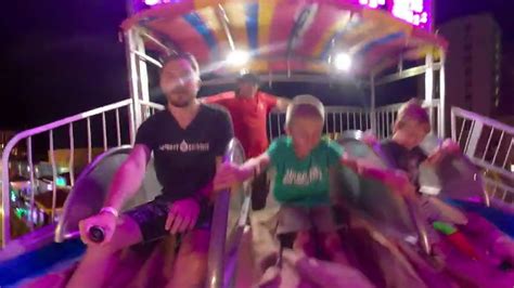 Boardwalk Amusement Rides In Carolina Beach Nc Youtube