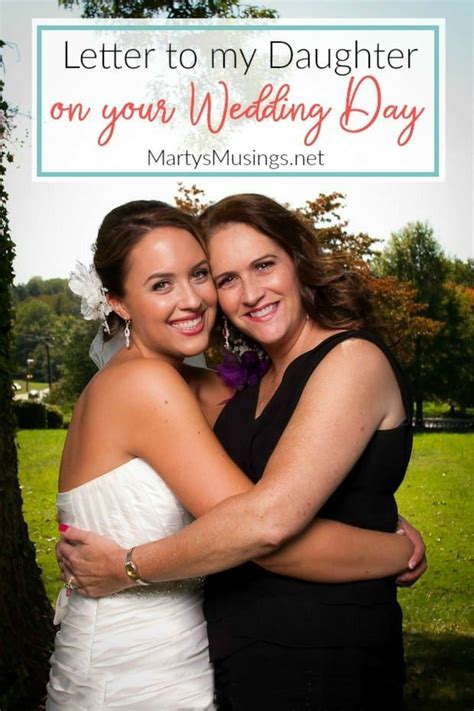 Letter From A Mother To Daughter On Her Wedding Day