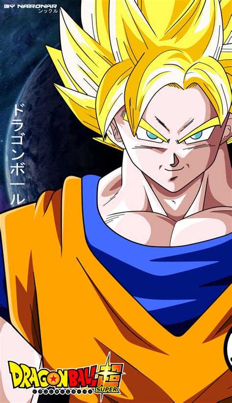 Goku Super Saiyajin Poster By Naironkr On Deviantart Dragon Ball Dragon Ball Super Dragon