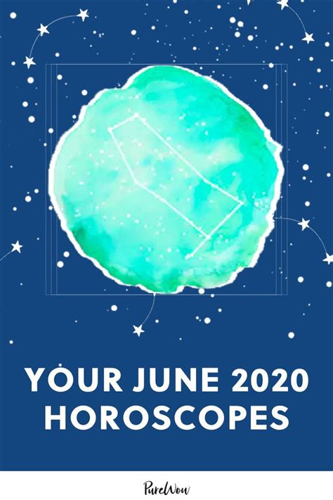 Your June 2020 Horoscopes In 2020 Horoscope June Horoscope Money