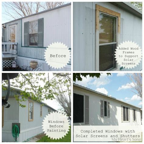 Mobile Home Exterior Makeovers Doors And Windows Mobile Home