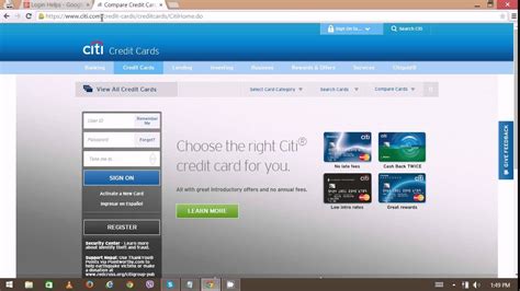 The following documents will have to be submitted while applying for a citibank credit card. Citicard Login - Citibank Login problem | Citibank Online - YouTube