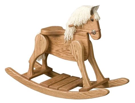 Deluxe Amish Rocking Horse Wooden Rocking Horse Rocking Horse Plans