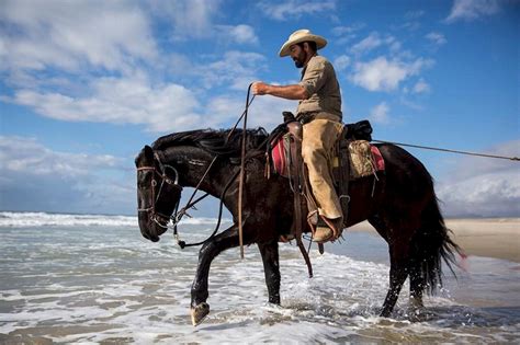 Free Images Cowboy Horse Riding Water