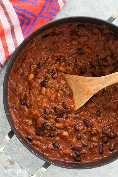 Slow Cooker Three Bean Beef Chili Recipe Video