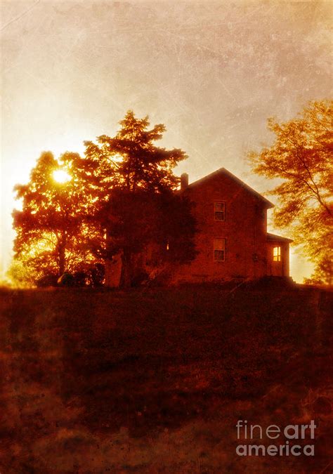 Farmhouse At Sunset Photograph By Jill Battaglia Fine Art America