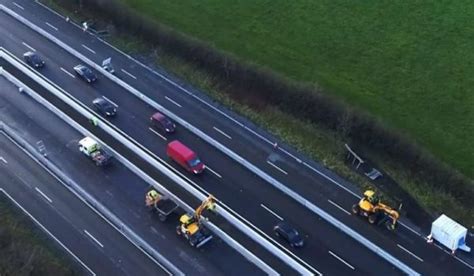 Video See How The M7 Roadworks Look From The Sky Kildare Now