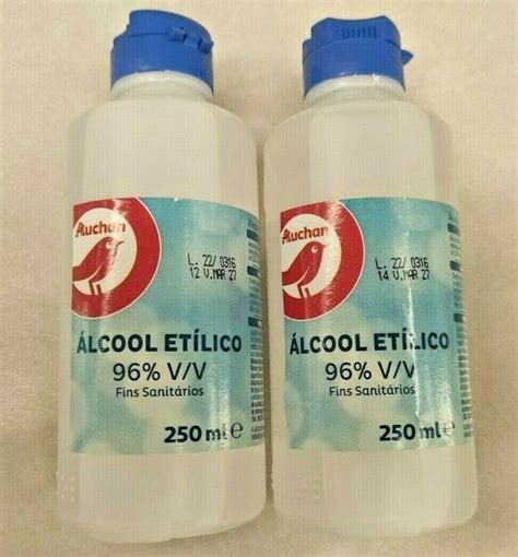 500ml Ethyl Alcohol Ethanol 96 2 X 250 Ml Pack 169 Fl Oz