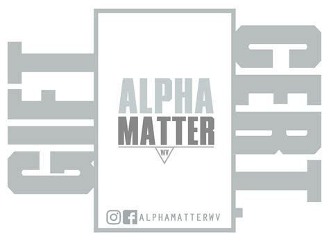Alpha Matter Wv Home