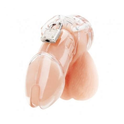 Acrylic See Thru Chastity Cage Sex Toys At Adult Empire