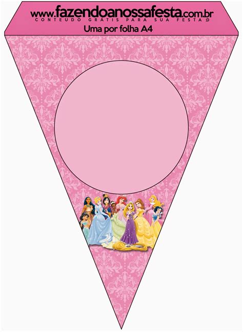 Disney Princess Party Free Party Printables Oh My Fiesta In English