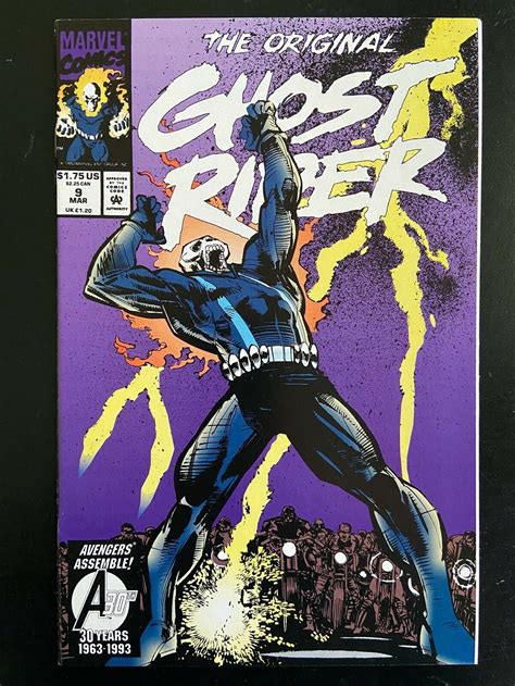 Marvel Comics The Original Ghost Rider 9 1993 Etsy