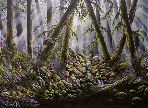 Forest Spirits Painting By David Paul Fine Art America