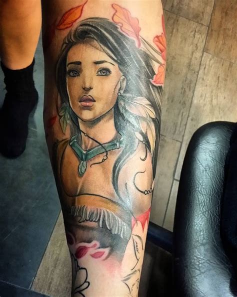 35 Perfect Pocahontas Tattoo Ideas – The Colors Of The Wind And More