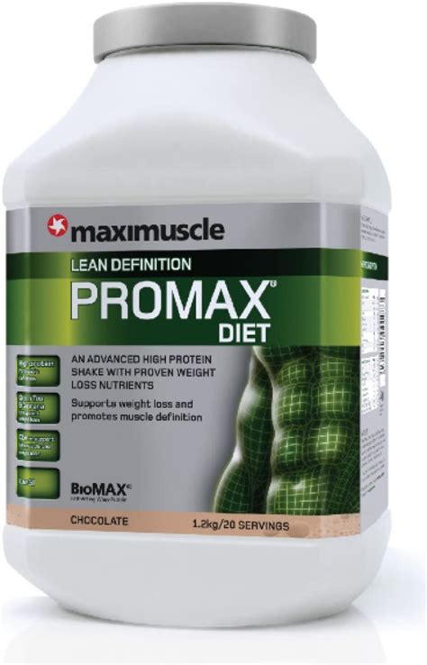 Maximuscle Promax Diet 12kg Chocolate Health And Household