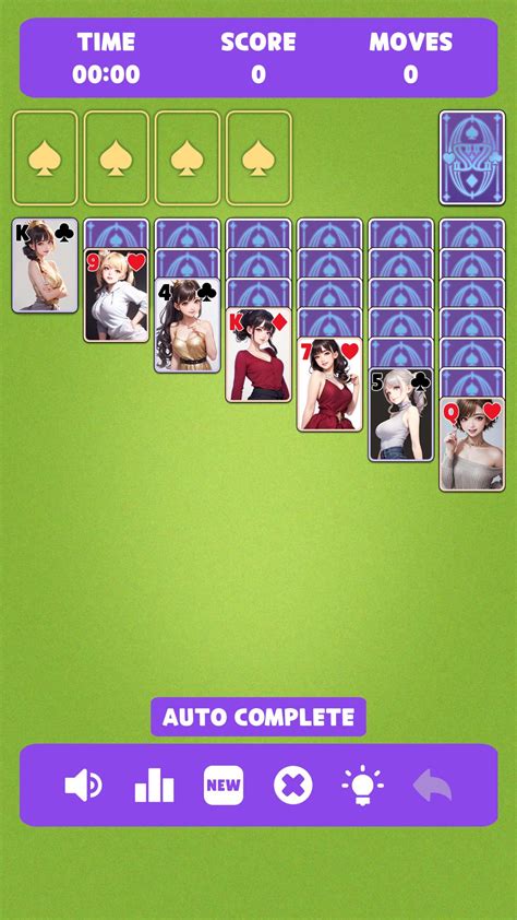 Скачать Sexy Solitaire Girls Ani Card Apk для Android