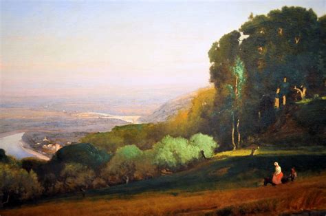 George Inness View Of The Tiber Near Perugia At National Art Gallery