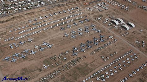 Military Aircraft Graveyard Davis Monthan Air Force Base Tucson Az