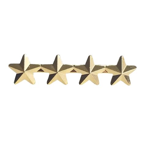 Ribbon Attachment 4 Gold Stars 516 Uniform Trading Company
