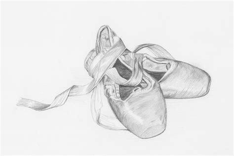 Let's learn how to draw ballet shoes for beginnersin this video you will learn how to draw realistic ballet shoes.follow my drawing of ballet shoes step by. Ballet Shoes Pencil Drawing Commissions | Original Art for ...