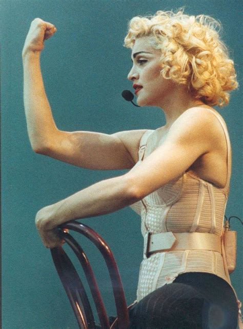Performing Open Your Heart On The Blonde Ambition Tour Madonna Photos Madonna 80s Lady Madonna
