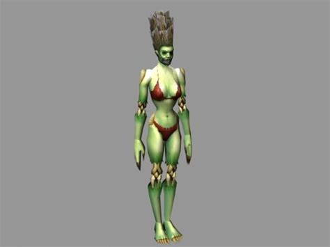 Orc Female Character Free 3d Model Max Vray Open3dmodel