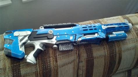 Painted Nerf Longshot Sci Fi Style Cosplay Larp Gun Prop