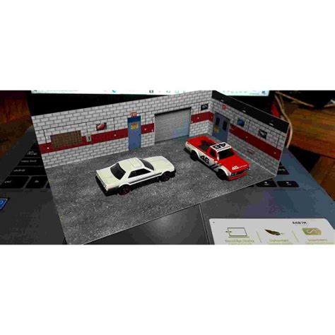 diorama garasi diecast skala 64 untuk hot wheels matchbox majorette tomica ubicaciondepersonas