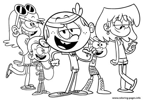 Print Loud House Coloring Pages Coloring Pages Coloring Books