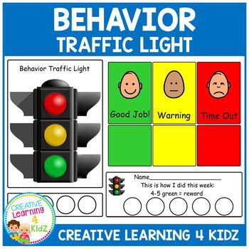 I haven't put consequences, rewards etc. Behavior Traffic Light & Card Set Special Education by ...