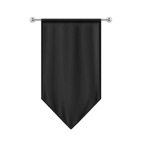 Black Hanging Flag Vector Premium Download