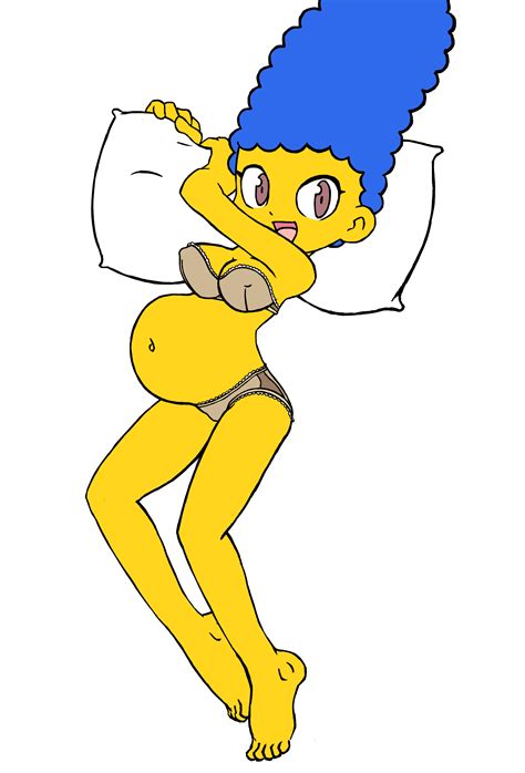 Rule 34 Original Artist Tbd Belly Female Marge Simpson Pregnant Sallyx The Simpsons 4934254